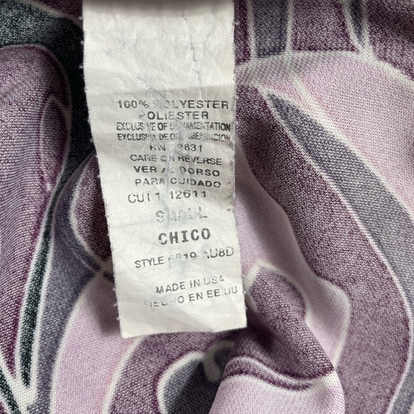 Vintage My Michelle Y2K Swirl Print Dress 90s/2000s Retro Small - Picture 7 of 10